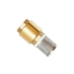 Клапан обратный UNIPUMP с сеткой (1", сетка - нерж., толкатель - латунь)