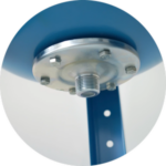 Гидроаккумулятор UNIPUMP 200л вертикальный, с манометром (нижнее подключение) — изображение 4