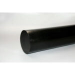 Полиацеталь стержень Ф 90 мм ПОМ-С (1000 мм, 10,0 кг) чёрный HIMPT