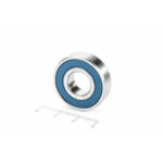 Подшипник 6001 2RS (6-180101 С17) 12*28*8мм ГПЗ/СПЗ-4