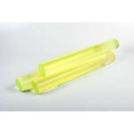 Полиуретан стержень Ф 65 мм ШОР А85 (500 мм, 2.0 кг, жёлтый) HIMPT
