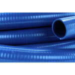 Шланг спиральный НВС Ф 50 мм из ПВХ серия "Фуэл" маслобензостойкий, синий (бухта 30 м)