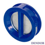 Клапан обратный двухстворчатый межфланцевый чугунный DENDOR 010C, 010C.Y (РОССИЯ)