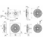 Вентилятор AC S4D560-AB01-02 / S4D560AB0102 осевой Ebmpapst — изображение 2