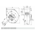 Вентилятор Ebmpapst G3G160-AD52-01 / G3G160AD5201 радиальный EC — изображение 2