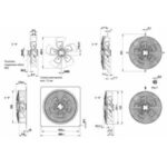Вентилятор AC W4E500-GE03-01 / W4E500GE0301 осевой Ebmpapst — изображение 2