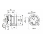 Вентилятор Ebmpapst R3G108-AB01-02 / R3G108AB0102 радиальный EC — изображение 2