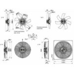 Вентилятор S3G910-BD04-03 / S3G910BD0403 d 910мм осевой Ebmpapst — изображение 2