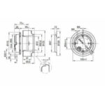 Вентилятор Ebmpapst R3G133-AE17-02 / R3G133AE1702 радиальный EC — изображение 2