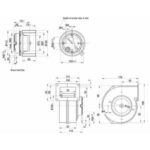 Вентилятор Ebmpapst G3G120-BB03-02 / G3G120BB0302 радиальный EC — изображение 2