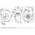 Вентилятор G2E160-AY47-01 / G2E160AY4701 центробежный Ebmpapst — изображение 2