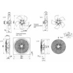Вентилятор AC W4D630-GJ01-01 / W4D630GJ0101 осевой Ebmpapst — изображение 2
