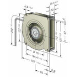 Вентилятор RLF 100-11/18 / RLF1001118 компактный радиальный Ebmpapst — изображение 2