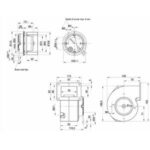 Вентилятор Ebmpapst G3G108-BB01-02 / G3G108BB0102 радиальный EC — изображение 2