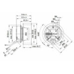 Вентилятор Ebmpapst R3G160-AC50-01 / R3G160AC5001 радиальный EC — изображение 2
