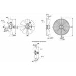 Вентилятор AC S4E350-AF20-02 / S4E350AF2002 осевой Ebmpapst — изображение 2