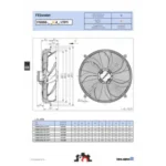 Ziehl-Abegg FN050-6EK.4F.V7P1 (140059) - осевой вентилятор для холодильной техники — изображение 2