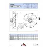 Ziehl-Abegg FN063-6EA.4M.A7P1 (141736) - осевой вентилятор для холодильной техники — изображение 3