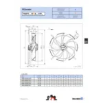 Ziehl-Abegg FN071-VDD.6N.A7P2 (141760) - осевой вентилятор для холодильной техники — изображение 2