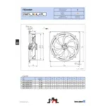 Ziehl-Abegg FN071-ADQ.6F.A7P1 (141755) - осевой вентилятор для холодильной техники — изображение 3