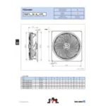 Ziehl-Abegg FN071-SDQ.6F.V7P1 (141778) - осевой вентилятор для холодильной техники — изображение 3