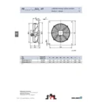 Ziehl-Abegg FE040-VDQ.2C.V7 (123984) - осевой вентилятор для холодильной техники — изображение 3