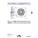 Ziehl-Abegg FE040-4EQ.2F.A7 (124412) - осевой вентилятор для холодильной техники — изображение 3