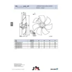 Ziehl-Abegg FE042-4EA.2F.V7 (123988) - осевой вентилятор для холодильной техники — изображение 3