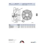 Ziehl-Abegg FE031-4DK.0C.V7 (134735) - осевой вентилятор для холодильной техники — изображение 3