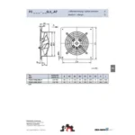 Ziehl-Abegg FC031-2EQ.3F.A7 (129785) - осевой вентилятор для холодильной техники — изображение 3