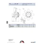Ziehl-Abegg FC040-2DA.6K.A8 (124660H) - осевой вентилятор для холодильной техники — изображение 3