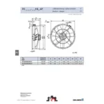 Ziehl-Abegg FC100-6DF.8P.A7 (125050) - осевой вентилятор для холодильной техники — изображение 3