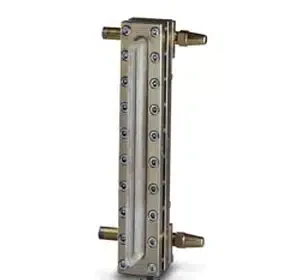 Danfoss (2512+072) Смотровое стекло для контроля уровня жидкости LLG1550 SF L=1550 мм, акриловое стекло, c запорным вентилем, (LLG740+LLG740)