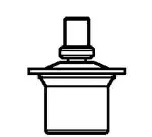 Danfoss (148H3256) Термостатический элемент 60°С, для вентиля скорпусом H2
