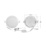 6W/6400K Белый 540Lm | КРУГ D=120x20mm | Светодиодный встраиваемый светильник | FL-LED PANEL-R06 FOTON LIGHTING — изображение 2