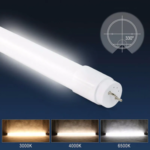 0.6m 9W/6500K G13 LED T8 CRI80 870Lm 600мм (2-х стороннее подключение / прозрачная) - Светодиодная лампа Т8 Формула Света — изображение 2