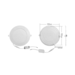 9W/3000K Белый 810Lm | КРУГ D=145x20mm | Светодиодный встраиваемый светильник | FL-LED PANEL-R09 FOTON LIGHTING — изображение 2