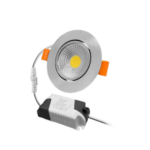 7W/2700K Хром Матовый 560Lm | Светодиодный светильник встраиваемый поворотный | FL-LED Consta B Nikel FOTON LIGHTING