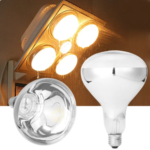 PHILIPS R125 IR250CH E27 230-250V d125x173 прозрачная - инфракрасная лампа — изображение 2