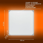 Светодиодная панель 36W/3000K IP40 3600Lm CRI80 (выносной драйвер) | ECOCLASS PANEL600 | - LEDVANCE — изображение 2