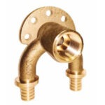 Двойное настенное колено MVI 16x1/2"x16