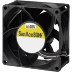 Осевой вентилятор 9WV0848P1H001 Sanyo Denki 80x80x38 серии San Ace 80W