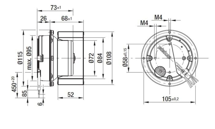 Вентилятор Ebmpapst R3G108-AB15-02 / R3G108AB1502 радиальный EC — изображение 2