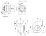 Вентилятор Ebmpapst G3G108-BB15-02 / G3G108BB1502 радиальный EC — изображение 2