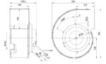 Вентилятор Ebmpapst G3G180-EU60-01 / G3G180EU6001 радиальный EC — изображение 2