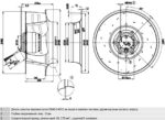 Вентилятор R4E450-AK01-01 / R4E450AK0101 центробежный Ebmpapst — изображение 2