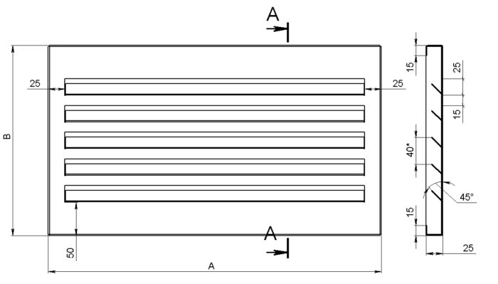 Решетка РКДМ 500×400 — изображение 3