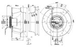 Вентилятор Ebmpapst R3G400-AC42-81 / R3G400AC4281 радиальный EC — изображение 2