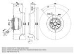 Вентилятор R2E250-AV65-01 / R2E250AV6501 центробежный Ebmpapst — изображение 2