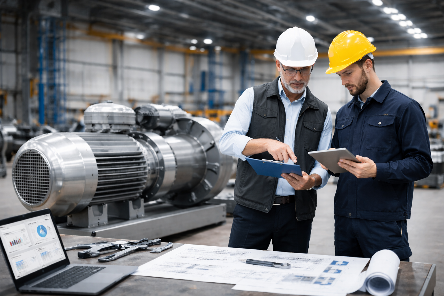 мужчины в касках